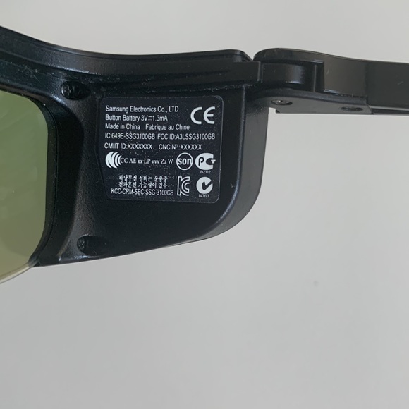 Samsung 3D Active Glasses V23.00 - Accessory For Smart TV (SSG-3100GB) - Picture 7 of 15